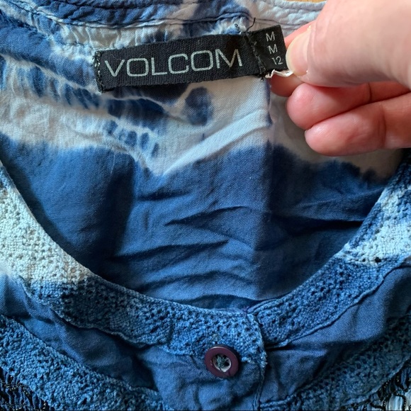 Volcom sleeveless tunic length dress top - Picture 2 of 3